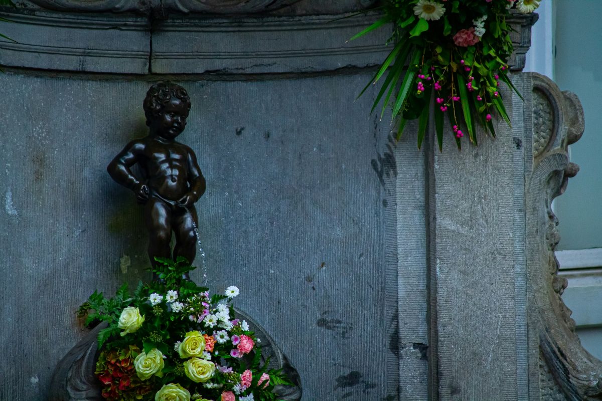 Manneken Pis Statue Brüssel