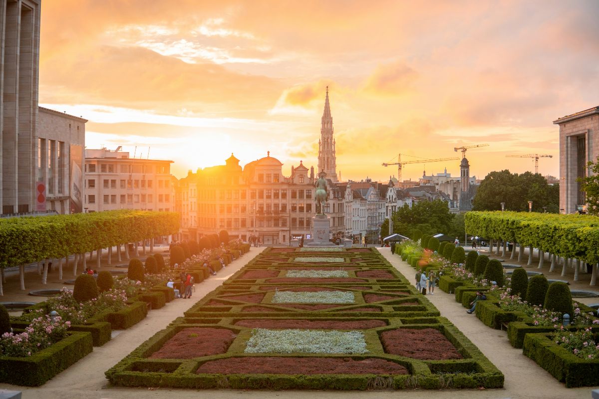 Grand-Place in Brüssel bei Abendlicht